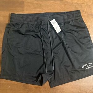 Abercrombie & Fitch Black Athletic Shorts